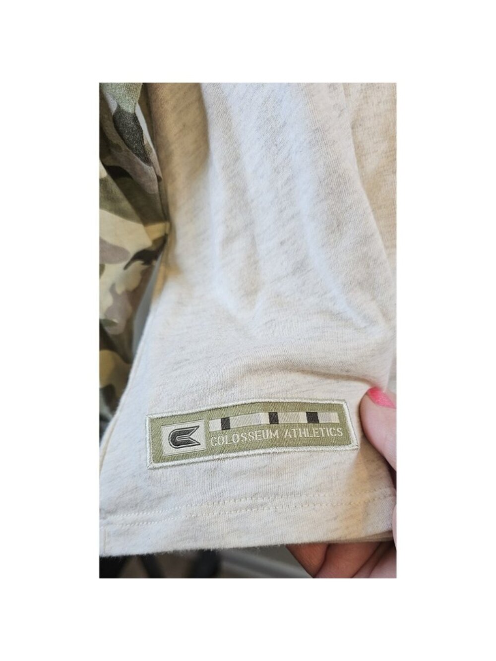 Colosseum " United We Stand"  Camouflage Long Sleeve Top- Women's Size X-Large - Picture 4 of 13